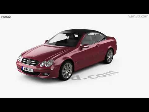Thumbnail for Mercedes-Benz CLK-class (A209) convertible 2009 3D model by 3DModels.org by Mercedes-Benz CLK-Class (A209)