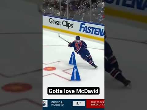 McDavid is the fastest skater again. NHL All Stars competition #hockey #nhl