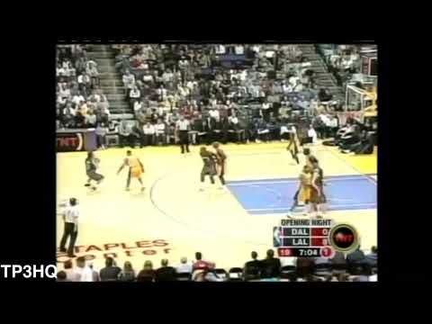 Dirk Nowitzki vs Lakers 28/10/2003