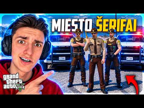 Naujas miestelis ir Naujas Šerifas?! 🤠 | GTA RP Lietuviškai | LCRP.lt