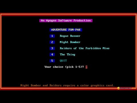 Adventure Fun-Pak gameplay (PC Game, 1987)