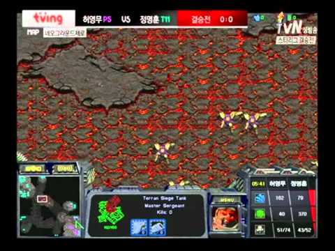 '12 Tving OSL - Grand Final - Fantasy vs. JangBi 1set (Eng. Com.)