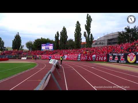 Dwa młyny w jednym momencie wspierające Widzew | Elana Toruń - Widzew Łódź (2018)