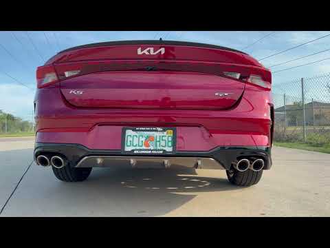2022 Kia K5 GT Resonator/Muffler delete with single Flowmaster 71415