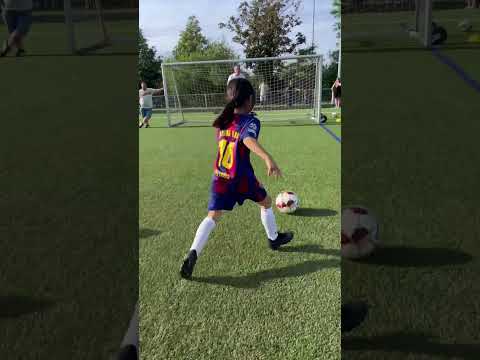 Inspelen, kaats en schiet. #football