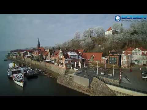 Lauenburg/Elbe im Herbst 2016 aus der Luft