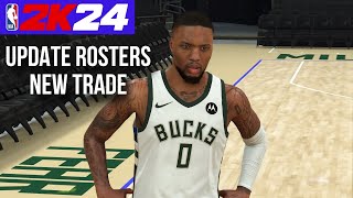 NBA 2K24 UPDATE ROSTERS TRADE - CURRENT GEN (PS4, XBOX ONE, NINTENDO SWITCH) 9/28/23