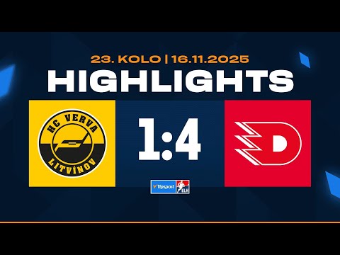 Highlights | HC Verva Litvínov vs. HC Dynamo Pardubice 1:4 | 16.11.2025