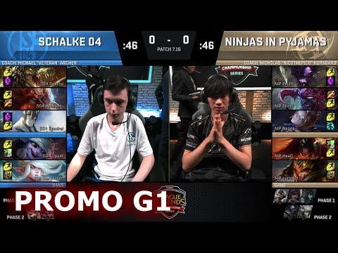 FC Schalke 04 vs NIP | Game 1 Round 3 Promotion/Relegation S8 EU LCS Spring 2017 | S04 vs NIP G1
