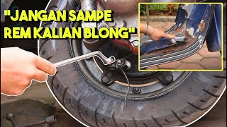 Download lagu CARA SETTING REM BELAKANG VESPA KLASIK | REM BLONG JANGAN PANIK mp3
