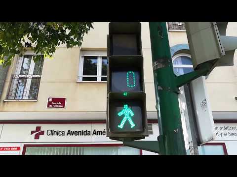 Ampelmännchen mit Zeitanzeige in Córdoba - Urlaub in Spanien und Portugal