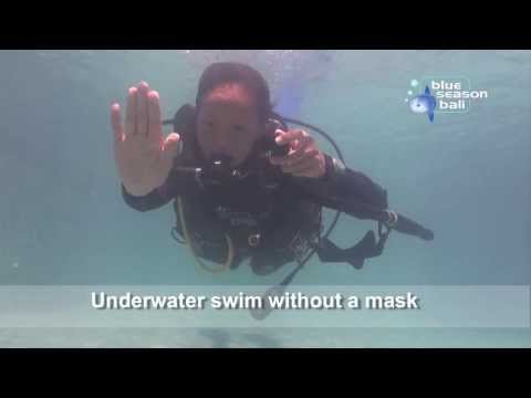 2014 PADI Divemaster Skills - Underwater Swim Without a Mask