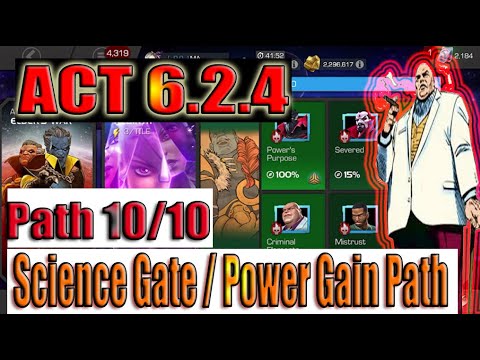 Act 6.2.4 Path 10/10 (Science Gate-Power Gain Path) - Marvel Contest of