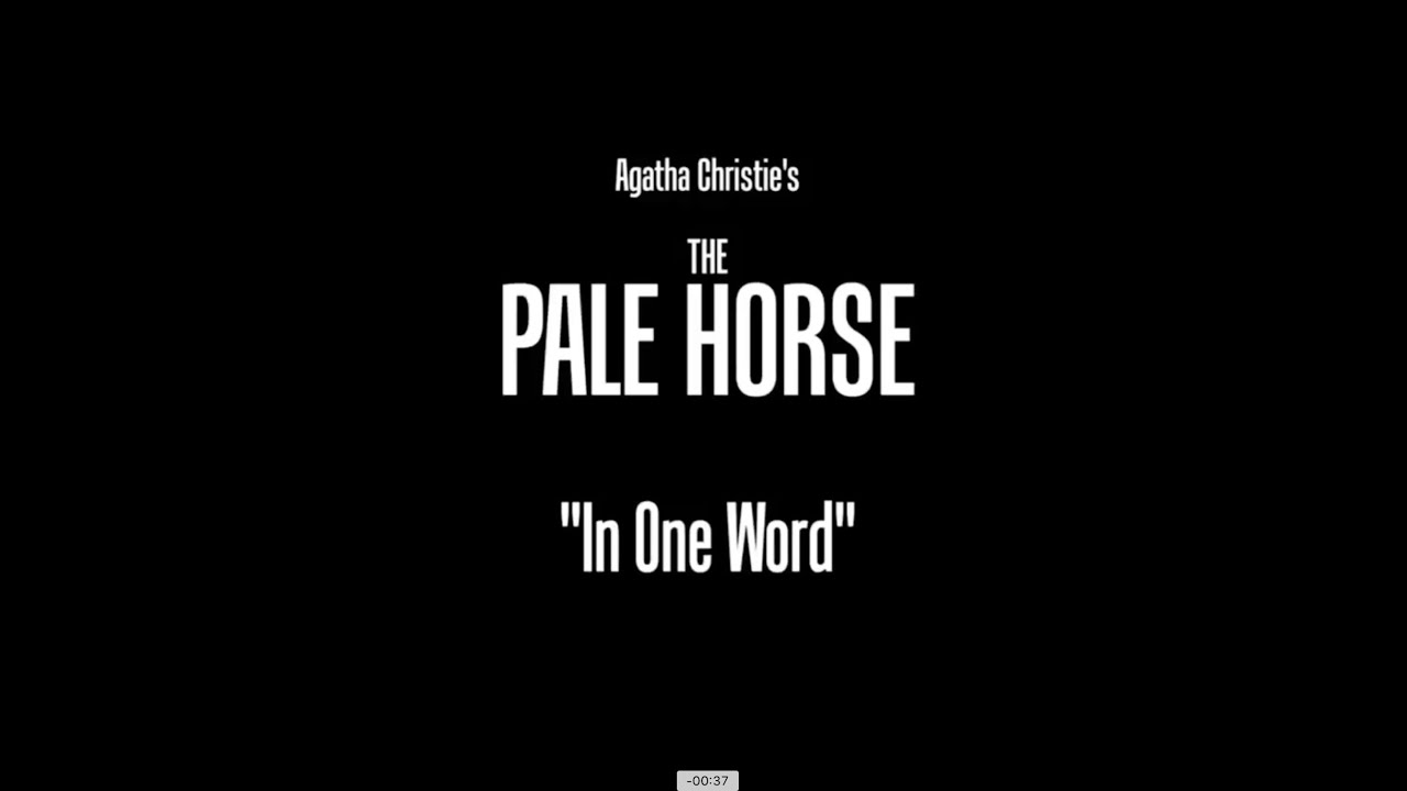 Interview The Pale Horse One Word