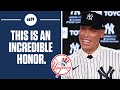 Aaron Judge REACTS to being named Yankees Captain [FULL REACTION] | CBS Sports HQ
