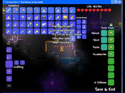 Terraria season 1 part 20 "I try to find another shadow orb"