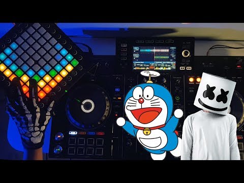 Marshmello - Alone x Doraemon Theme Song Hindi Live Mashup // Pioneer XDJ-RX2 + Launchpad Pro