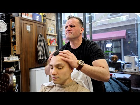 He's not joking around | ASMR High Intensity Turkish barber Treatment