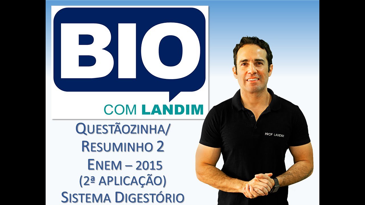 Questãozinha/Resuminho 2 - Enem - Sistema Digestório