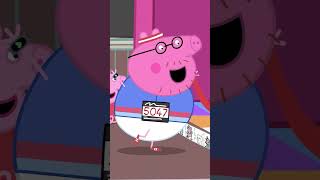 Daddy Pig’s Marathon #PeppaPig #Shorts