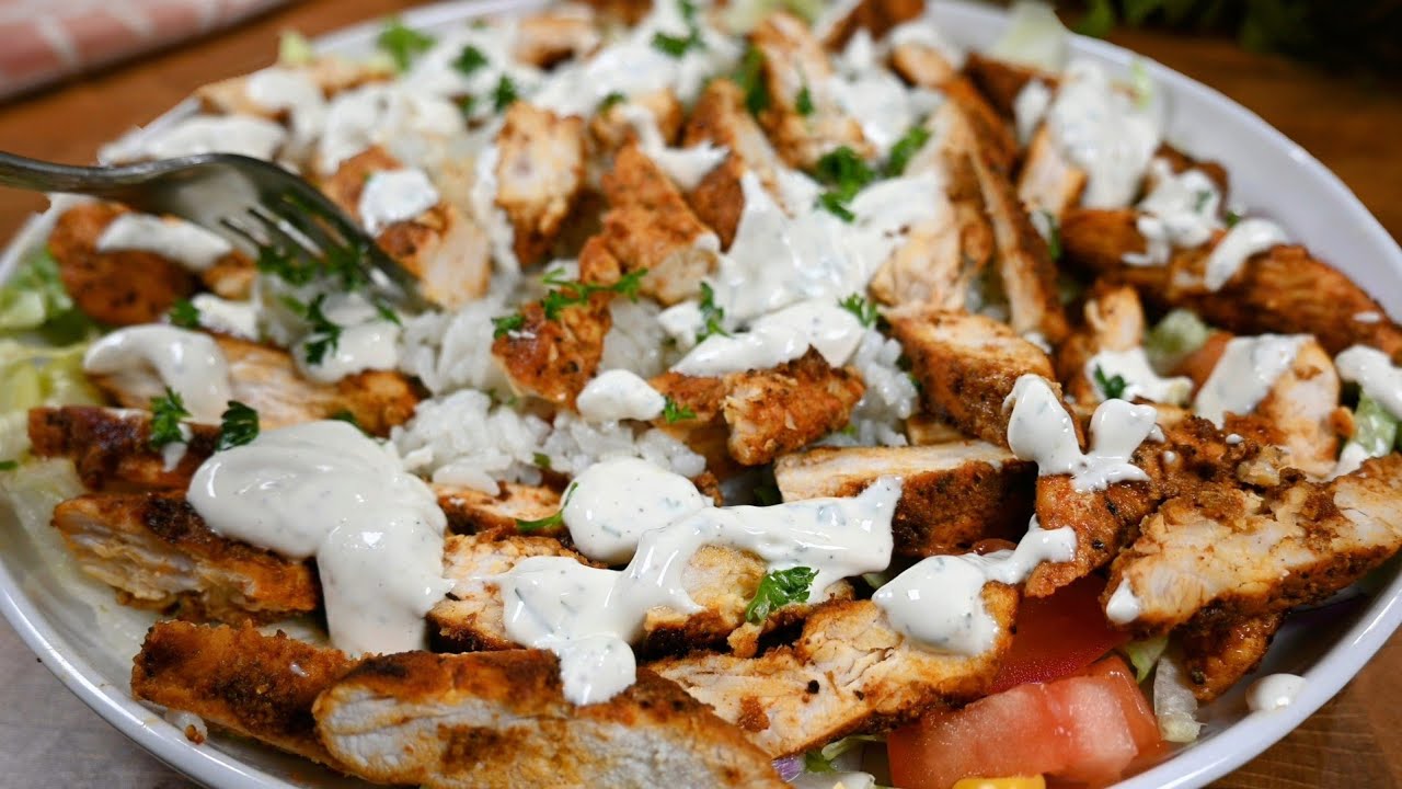 وصفه شوارما الدجاج مع الارز