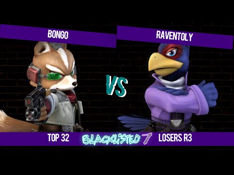 Blacklisted 7 Top 32 LR3 - Bongo (Captain Falcon, Fox) vs Raventoly (Falco)