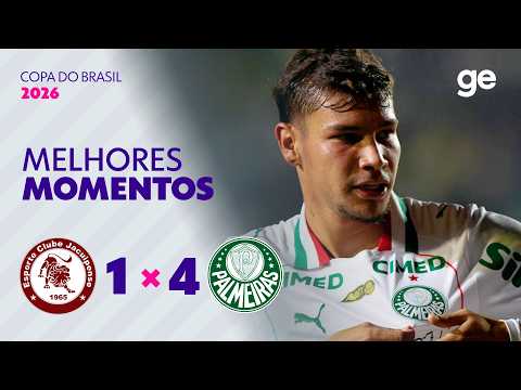 Gols e lances de Jacuipense x Palmeiras