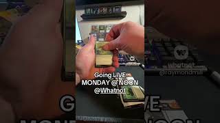 Going LIVE TOMORROW!!! #mtgcommunity #mtg #whatnot