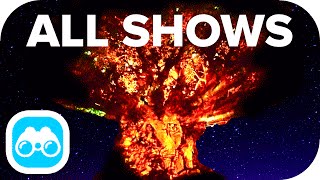 Tree of Life Awakening Show ALL VARIATIONS, Animal Kingdom, Walt Disney World, HD 1080p