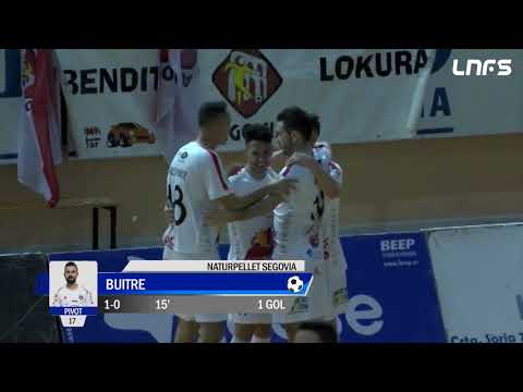 Gol Buitre (1-0) Naturpellet Segovia - Plásticos Romero Cartagena. 1Div, J17