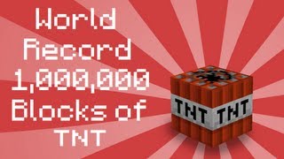 Minecraft: 1000000 TNT Explosion World Record No Lag