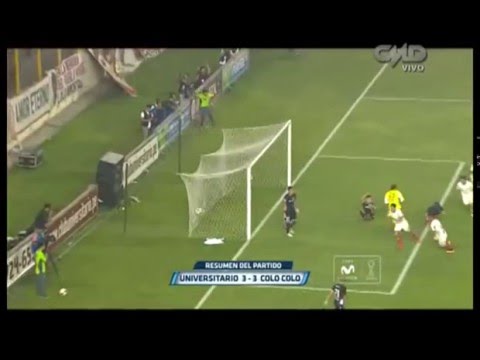 LA NOCHE CREMA UNIVERSITARIO vs COLO COLO 3 - 3 RESUMEN COMPLETO 02/02/2016