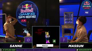 Pool B Sanne(フォックス) vs まっすん(プリン) #SMASHKUMITE 招待制大会 スマブラDX