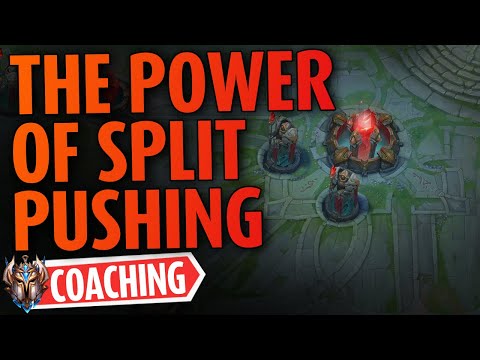 Showing my client the power of split pushing - Challenger LoL Coaching