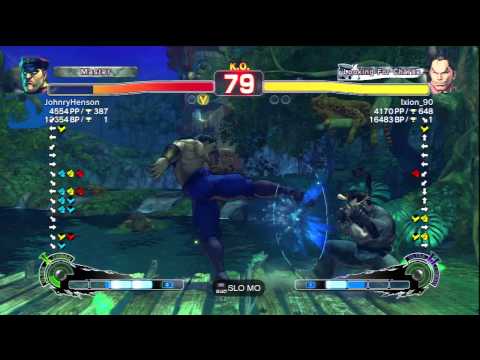 JohnryHenson (M.Bison) Vs Ixion_90 (Dan) SSF4 AE Ranked Matches - PSN