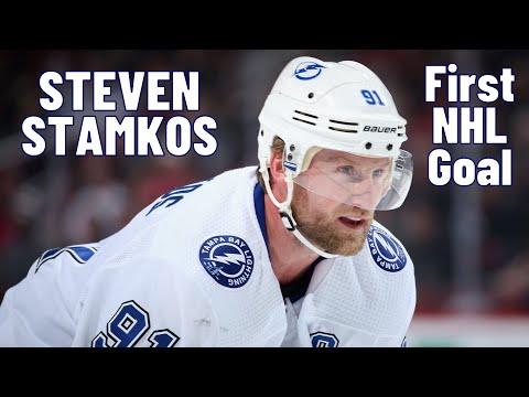 Steven Stamkos #91 (Tampa Bay Lightning) first NHL goal Oct 30, 2008 (Classic NHL)