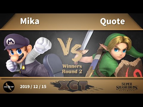 XGT 12月 大亂鬥月賽Fist Bump XGT - Mika (Mario) VS Quote (YLink) WR2, 12/15 SSBU 臺灣大亂�