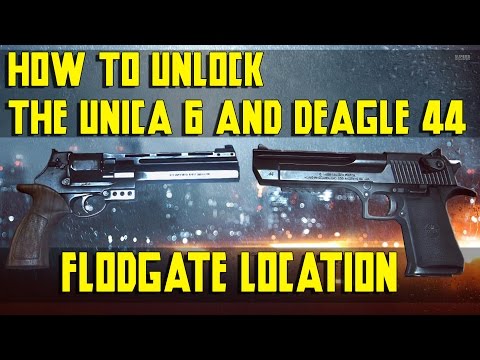 BF4: How to unlock the DEAGLE 44 and UNICA 6 + FLOODGATE LOCATION! [Dragon's Teeth DLC]