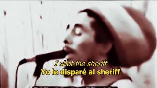 I shot the sheriff - Bob Marley (LYRICS/LETRA) (Reggae)