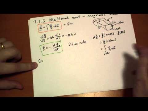 7 1 3 Motional emf Magnetic Flux