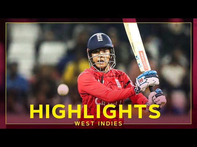 Highlights | West Indies Women v England Women | Dunkley and Dean Star For England | 2nd T20I