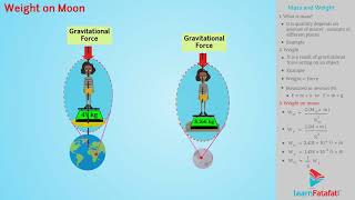 Gravitation Class 9 Science - Mass and Weight