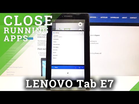 How to Turn Off Running Apps on LENOVO Tab E7 – Optimize Device