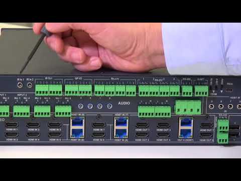 Kramer VS 88UT 8x8 4K60 HDMIHDBT 2.0 Matrix Switcher with Room Control
