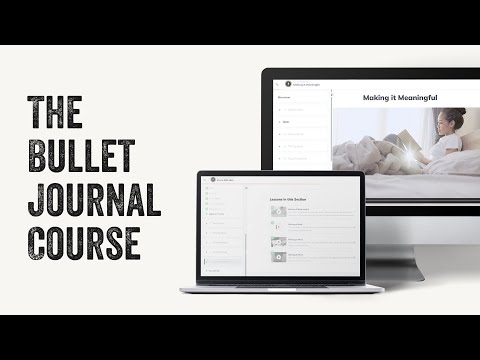How To Start A Bullet Journal: The Course Video