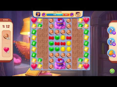 Homescapes Level 9786 No Boosters Gameplay