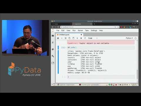 Daniel Chen: Cleaning and Tidying Data in Pandas | PyData DC 2018