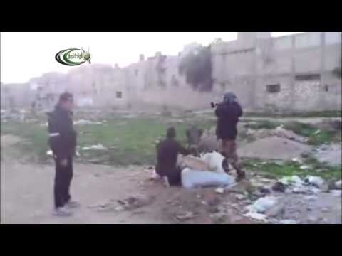 استهداف قصر المؤتمرات في ريف دمشق بقذائق الهاون من قبل ألوية أحفاد الرسول ضمن معركة "كسر القيود"