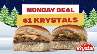Krystal Burger Krystalmas is back for Club Krystal Members! December 
