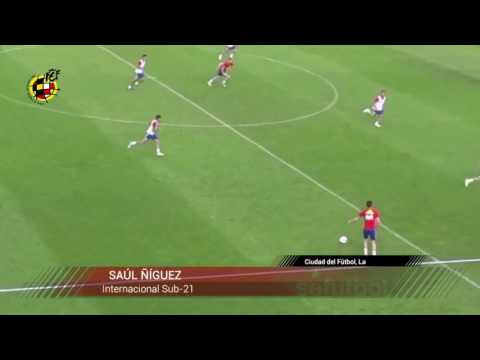 Saul Niguez Scored Amazing Goal at Spain U21 training | 01/06/2017